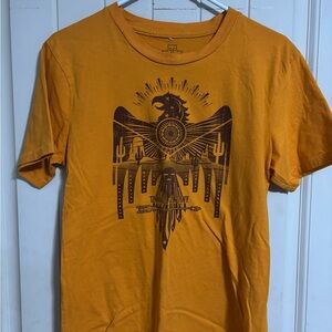 Tin Haul Orange Graphic Short Sleeve Tee